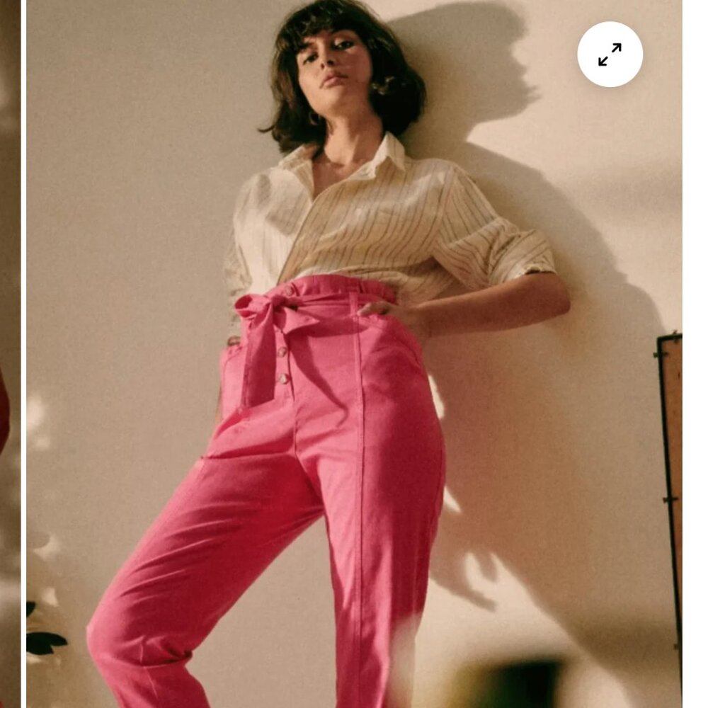 Pink Arthuro Trousers by Sézane